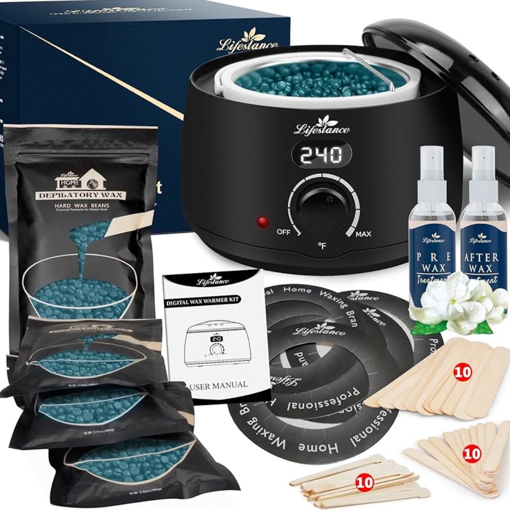Lifestance Blue Wax Warmer Kit – Professional Hair Removal Set